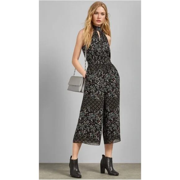Ted Baker London Marcila Hazel High Neck Wide Leg Jumpsuit Size 2/4 Ted Baker 1 - Picture 1 of 14